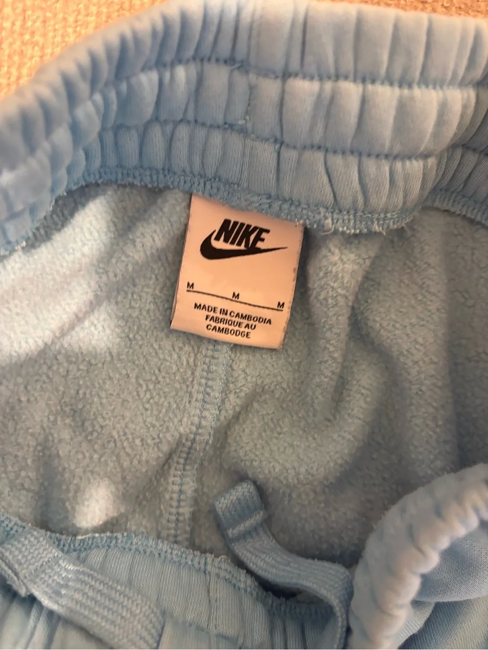 Nike Kids Light Blue Cargo Shorts with Swoosh